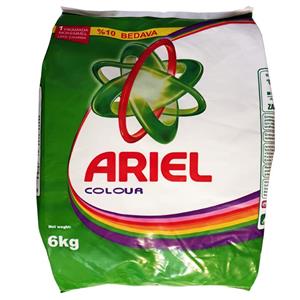 پودر ماشین لباسشویی آریل مدل COLOUR وزن 6000 گرم