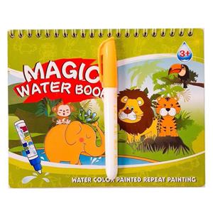 بازی آموزشی رنگ آمیزی مجیک واتر طرح حیوانات جنگل