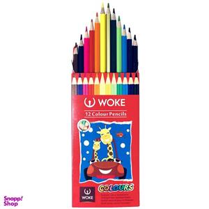 مداد رنگی 12 رنگ ووک مدل 9403R