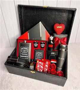 باکس هدیه لاکچری مردانه مناسب تولد ولنتاین روز پدر ۱۵۶
