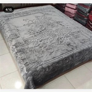 پتو گلبافت مدل تکرنگ برجسته سایز 220×160 سانتی متر