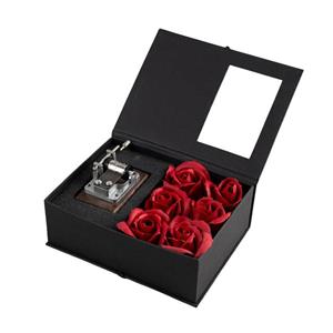 کادو ولنتاین باکس گل و موزیک باکس
