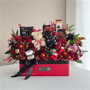 باکس گل ولنتاین کد ۹