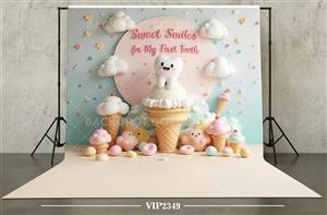 بکدراپ پارچه ای طرح جشن دندان کد vip2349 