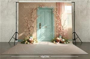 بکدراپ پارچه ای طرح نوروز کد VIP2264 