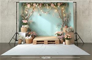 بکدراپ پارچه ای طرح نوروز کد VIP2260 