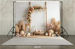 بکدراپ پارچه ای طرح نوروز کد VIP2197 