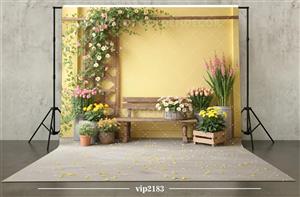 بکدراپ پارچه ای طرح نوروز کد VIP2183 