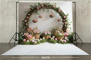 بکدراپ پارچه ای طرح نوروز کد VIP2220 