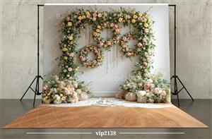 بکدراپ پارچه ای طرح نوروز کد VIP2138 