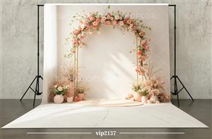 بکدراپ پارچه ای طرح نوروز کد VIP2137 