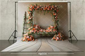 بکدراپ پارچه ای طرح نوروز کد VIP2134 