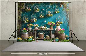 بکدراپ پارچه ای طرح نوروز کد VIP1978 