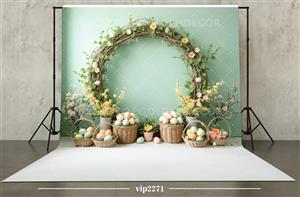 بکدراپ پارچه ای طرح نوروز کد VIP2271 