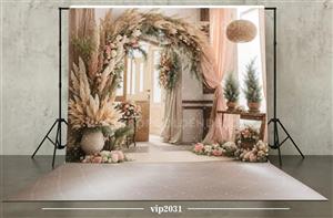 بکدراپ پارچه ای طرح نوروز کد VIP2031 