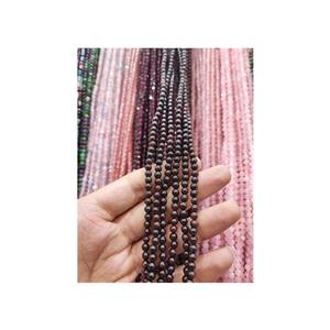 ریسه سنگ گارنت سایز 4 میلیمتر ساده کد 98170