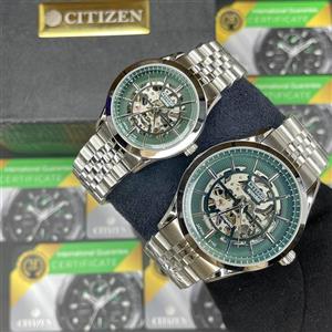 ست ساعت زنانه و مردانه سیتیزن اتومات کیفیت عالی رنگ ثابت کد 2116471