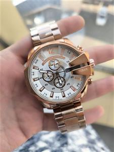 ساعت مردانه دیزل شاخ دار کیفیت عالی موتور ژاپن تقویم دار رنگ ثابت کد 1921525