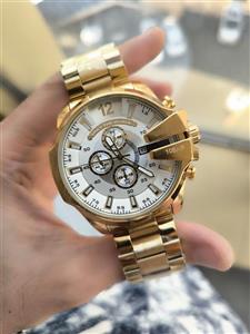 ساعت مردانه دیزل شاخ دار کیفیت عالی موتور ژاپن تقویم دار رنگ ثابت کد 1921522