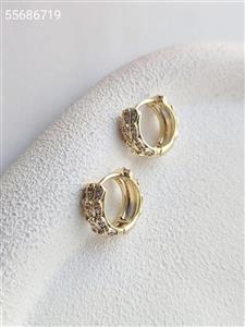 گوشواره حلقه ای زنانه ژوپینگ کیفیت عالی رنگ ثابت کد 1616080