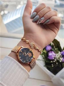 ست ساعت و دستبند زنانه سویستون کیفیت عالی رنگ ثابت کد 1815648
