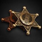 اسپینر  اسپینر فلزی طرح کلانتر - Sheriff Metal Fidget Spinner