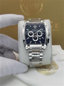 ساعت مردانه ورساچه کرنوگراف رکتنگل کیفیت عالی موتور ژاپن  کد 1921369