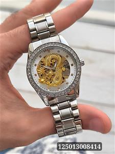 ساعت مردانه اتومات مارک شادو اژدها اتومات طرح برجسته اژدها پشت شیشه ای کیفیت عالی رنگ ثابت کد 1921269