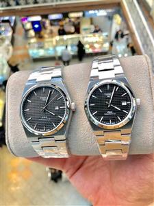 ست ساعت زنانه مردانه تیسوت 1853 مدل prx powermatic-80 کیفیت عالی رنگ ثابت  کد 2116311