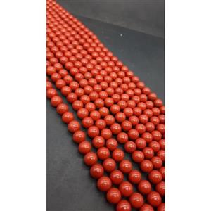 ریسه سنگ جاسپر قرمز سایز 8 کد9756