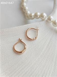 گوشواره حلقه ای جدید و با کیفیت زنانه مارک ژوپینگ ضد حساسیت رنگ ثابت کد 1615859