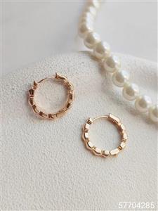 گوشواره حلقه ای زنانه جدید مارک ژوپینگ رنگ ثابت ضد حساسیت کد  1615836