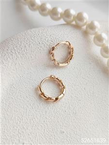 گوشواره زنانه حلقه ای جدید مارک ژوپینگ رنگ ثابت ضد حساسیت و با کیفیت کد 1615824