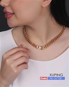 گردنبند کارتیر طلایی زنانه رنگ ثابت مارک ZJ کد 1515533