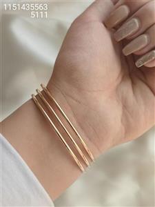 النگوی سه تایی زنانه مارک دریم رنگ ثابت طلایی با کیفیت کد 1216369