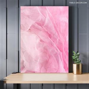 تابلو دکوراتیو مدرن هنری صورتی pink art