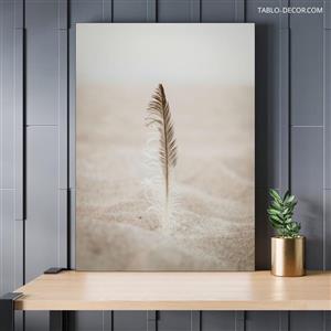تابلو دکوراتیو مینیمال پر وسط شن filled with sand