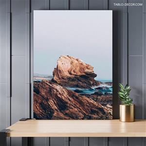 تابلو دریا و صخره sea ​​and rock