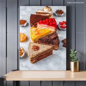 تابلو کیک های میوه ای Fruit cakes