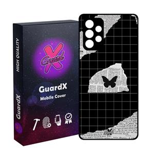کاور گارد ایکس طرح پروانه مدل Glass10533 مناسب برای گوشی موبایل سامسونگ Galaxy A52/A52S