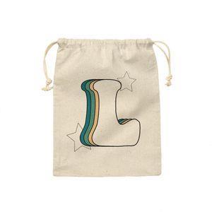 کیسه نان و سبزی ترمه طراحان ایده مدل حرف L رترو کد cfp2936 - S