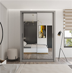 کمد لباس 2 درب  کشویی سایز 197*74*53 کد 8871