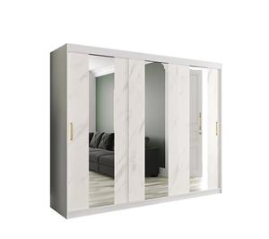 کمد لباس درب کشویی 3 آینه سایز 252*200*62 کد 1189