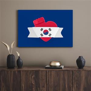 تابلو دکوراتیو پرچم کره Korean flag