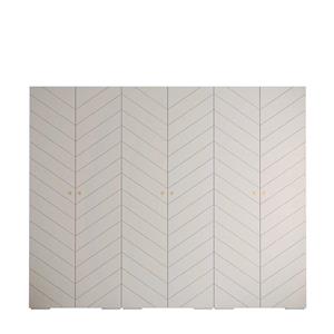 کمد لباس 6 درب لولایی طرح دار سایز 300*237*47 کد 1210
