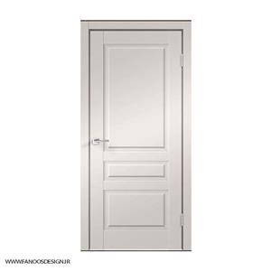 درب سه قاب قاب نئو کلاسیک MDF  با رنگ پوششی CNC کد 30143