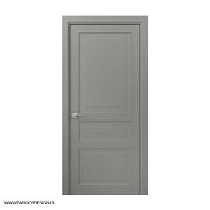 درب اتاق خواب نئوکلاسیک MDF با رنگ پوششی سه قاب کد 30995