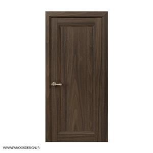 درب اتاق خواب کلاسیک تک قاب کف تراش با رنگ پلی اورتان کد 30960