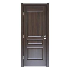 درب اتاق ام دی اف سه قاب با روکش پی وی سی طرح CNC کد 12073