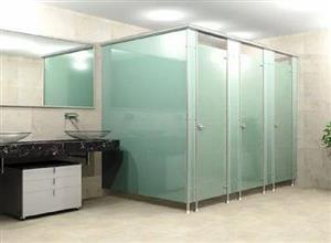درب شیشه ای سرویس بهداشتی عمومی فرودگاهی و بین راهی سایز 75*200